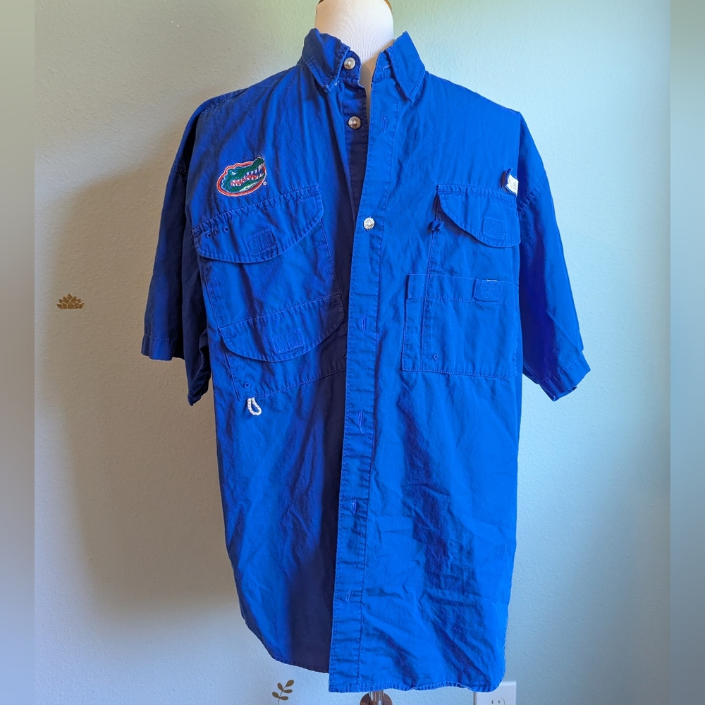 🐊Columbia Sportswear PFG Florida Gators Fishing Button Down